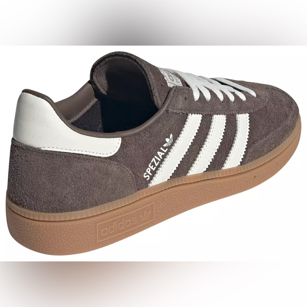 Adidas Handball Spezial Brown and White Sneakers